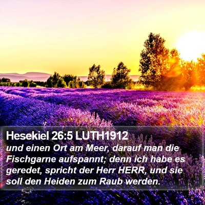 Hesekiel 26:5 LUTH1912 Bible Verse Image