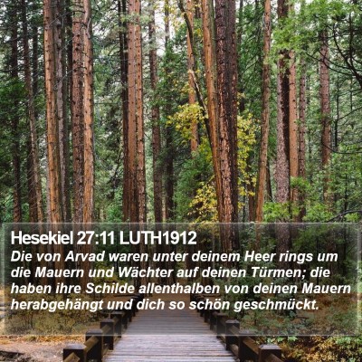 Hesekiel 27:11 LUTH1912 Bible Verse Image