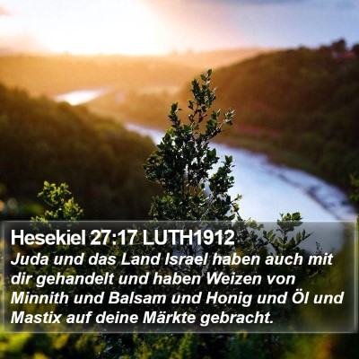 Hesekiel 27:17 LUTH1912 Bible Verse Image