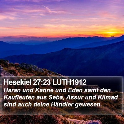 Hesekiel 27:23 LUTH1912 Bible Verse Image