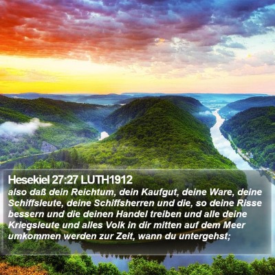 Hesekiel 27:27 LUTH1912 Bible Verse Image