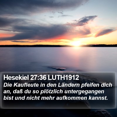 Hesekiel 27:36 LUTH1912 Bible Verse Image