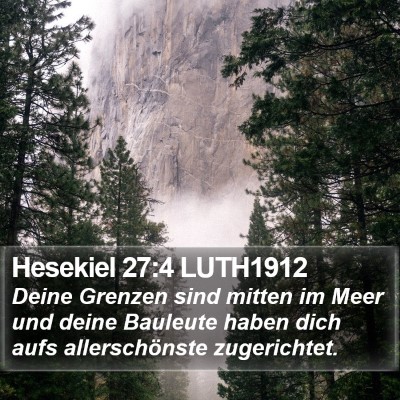 Hesekiel 27:4 LUTH1912 Bible Verse Image