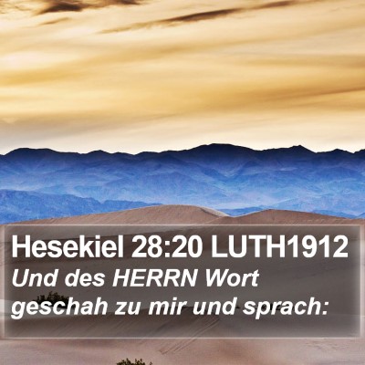 Hesekiel 28:20 LUTH1912 Bible Verse Image