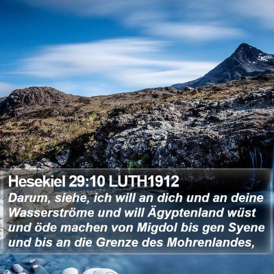 Hesekiel 29:10 LUTH1912 Bible Verse Image