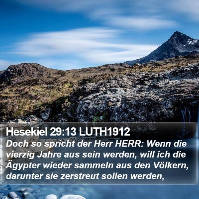 Hesekiel 29:13 LUTH1912 Bible Verse Image