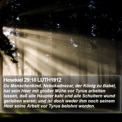 Hesekiel 29:18 LUTH1912 Bible Verse Image