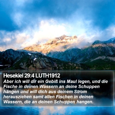 Hesekiel 29:4 LUTH1912 Bible Verse Image