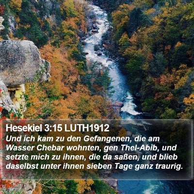 Hesekiel 3:15 LUTH1912 Bible Verse Image