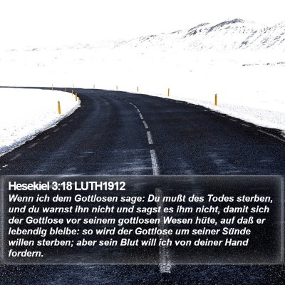 Hesekiel 3:18 LUTH1912 Bible Verse Image