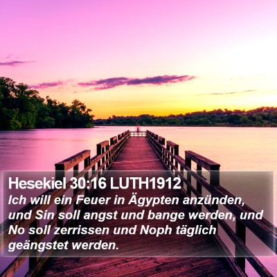 Hesekiel 30:16 LUTH1912 Bible Verse Image