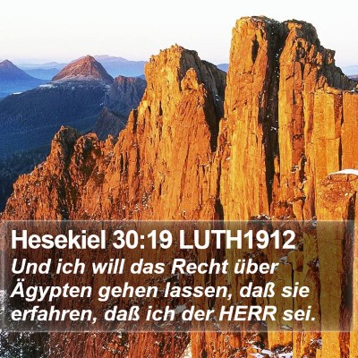 Hesekiel 30:19 LUTH1912 Bible Verse Image