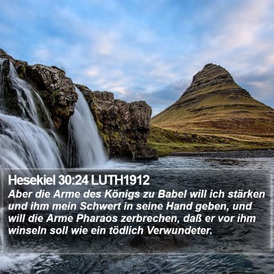 Hesekiel 30:24 LUTH1912 Bible Verse Image