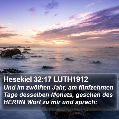 Hesekiel 32:17 LUTH1912 Bible Verse Image