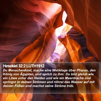 Hesekiel 32:2 LUTH1912 Bible Verse Image