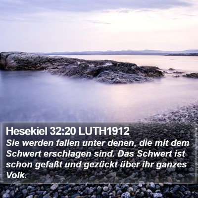 Hesekiel 32:20 LUTH1912 Bible Verse Image