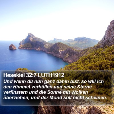 Hesekiel 32:7 LUTH1912 Bible Verse Image