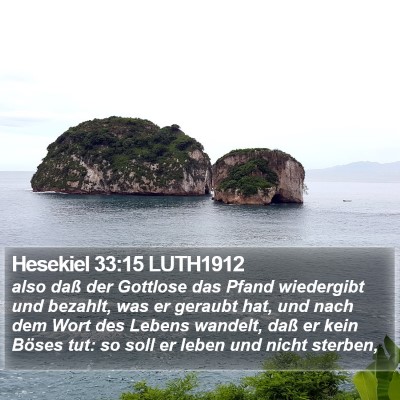 Hesekiel 33:15 LUTH1912 Bible Verse Image