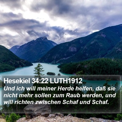 Hesekiel 34:22 LUTH1912 Bible Verse Image