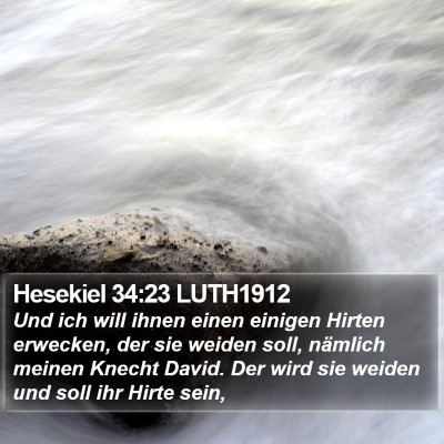 Hesekiel 34:23 LUTH1912 Bible Verse Image