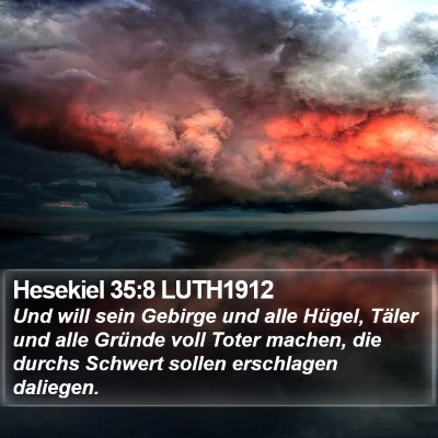 Hesekiel 35:8 LUTH1912 Bible Verse Image