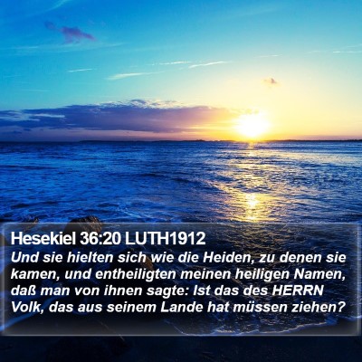 Hesekiel 36:20 LUTH1912 Bible Verse Image