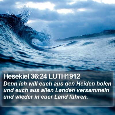 Hesekiel 36:24 LUTH1912 Bible Verse Image