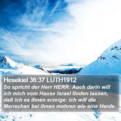 Hesekiel 36:37 LUTH1912 Bible Verse Image
