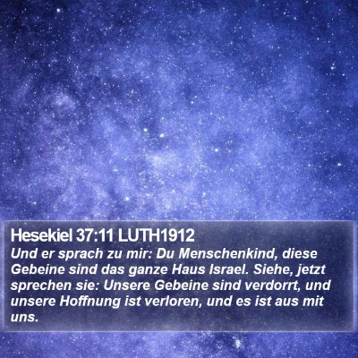 Hesekiel 37:11 LUTH1912 Bible Verse Image