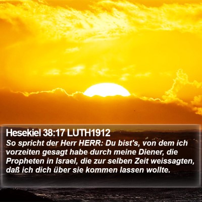 Hesekiel 38:17 LUTH1912 Bible Verse Image