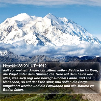 Hesekiel 38:20 LUTH1912 Bible Verse Image