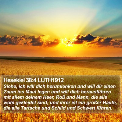 Hesekiel 38:4 LUTH1912 Bible Verse Image