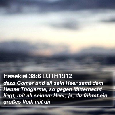 Hesekiel 38:6 LUTH1912 Bible Verse Image