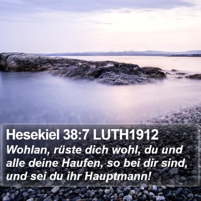 Hesekiel 38:7 LUTH1912 Bible Verse Image