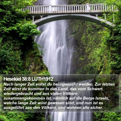 Hesekiel 38:8 LUTH1912 Bible Verse Image