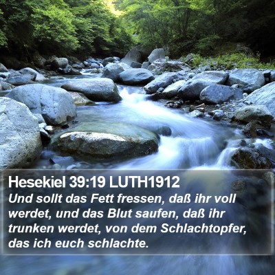 Hesekiel 39:19 LUTH1912 Bible Verse Image