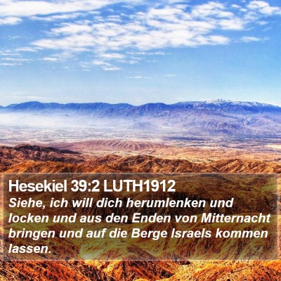 Hesekiel 39:2 LUTH1912 Bible Verse Image