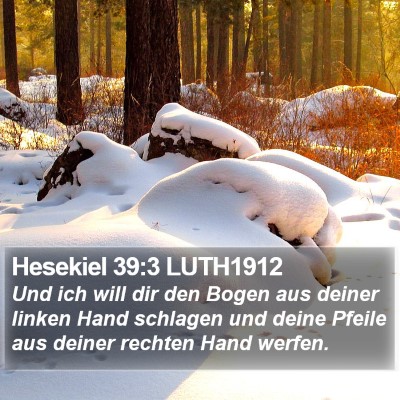 Hesekiel 39:3 LUTH1912 Bible Verse Image