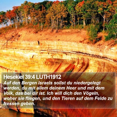 Hesekiel 39:4 LUTH1912 Bible Verse Image