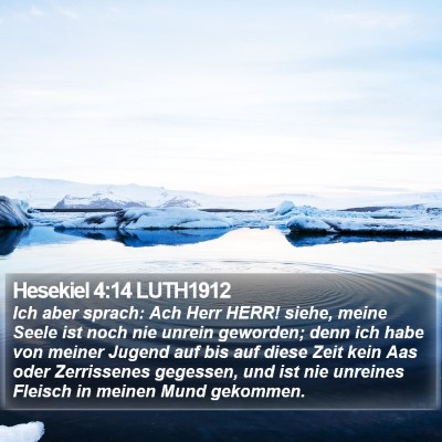 Hesekiel 4:14 LUTH1912 Bible Verse Image