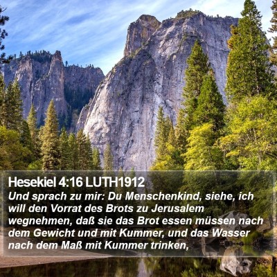 Hesekiel 4:16 LUTH1912 Bible Verse Image