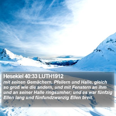 Hesekiel 40:33 LUTH1912 Bible Verse Image