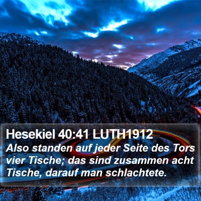 Hesekiel 40:41 LUTH1912 Bible Verse Image