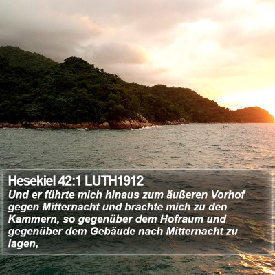 Hesekiel 42:1 LUTH1912 Bible Verse Image