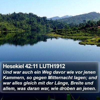 Hesekiel 42:11 LUTH1912 Bible Verse Image