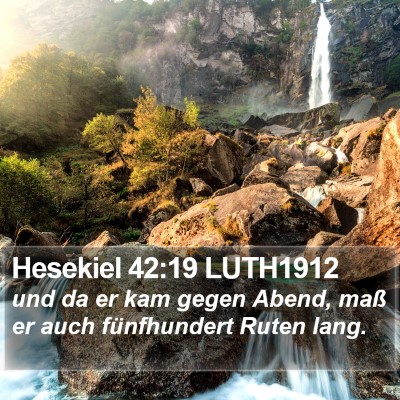 Hesekiel 42:19 LUTH1912 Bible Verse Image