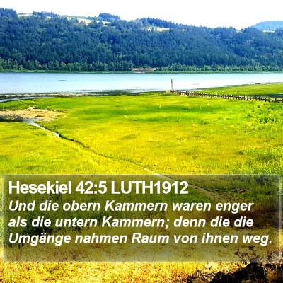 Hesekiel 42:5 LUTH1912 Bible Verse Image