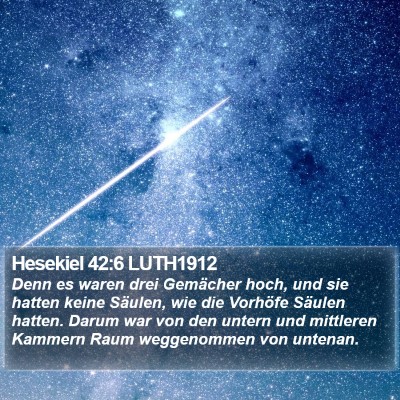 Hesekiel 42:6 LUTH1912 Bible Verse Image