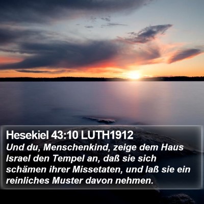Hesekiel 43:10 LUTH1912 Bible Verse Image