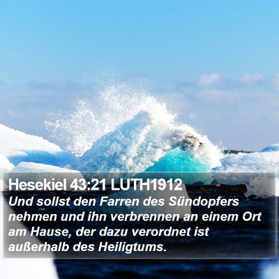 Hesekiel 43:21 LUTH1912 Bible Verse Image